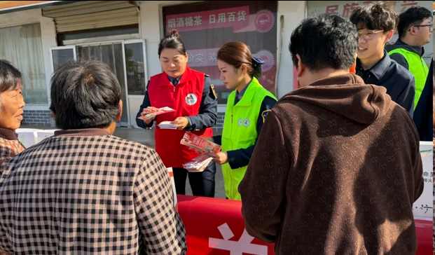 枣庄发展公司组织志愿力量入社区 贡献消防安全国企力量