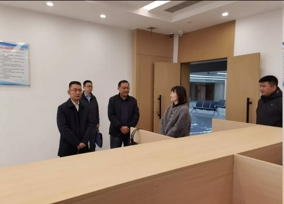 枣庄市公共资源交易中心赴台儿庄区调研指导工作