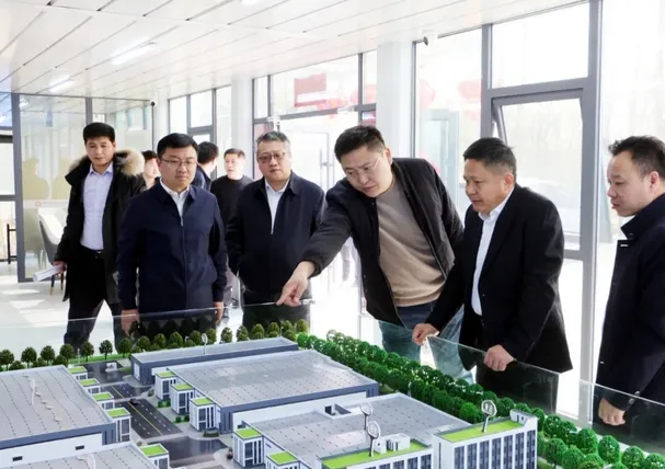 枣庄市城市转型促进中心来南沙河镇调研